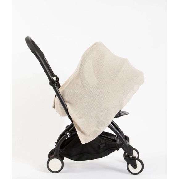 Elegant Cream Poncho Wrap - Picture 3 of 8